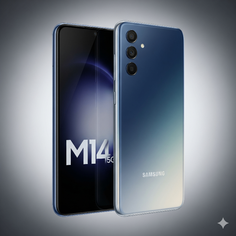 Samsung Galaxy M14 5G mobile phone under 15000 in India – Exynos 1330, 6000mAh battery